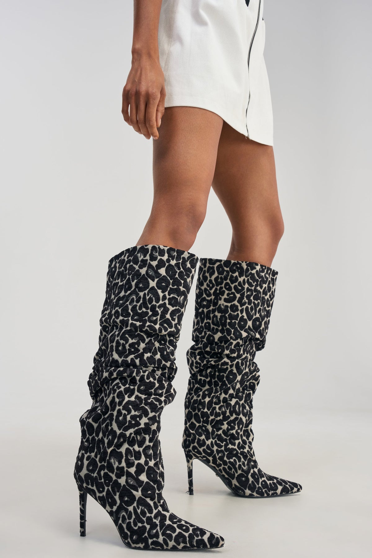 « Jade » — Bottes à talon stiletto, Noir