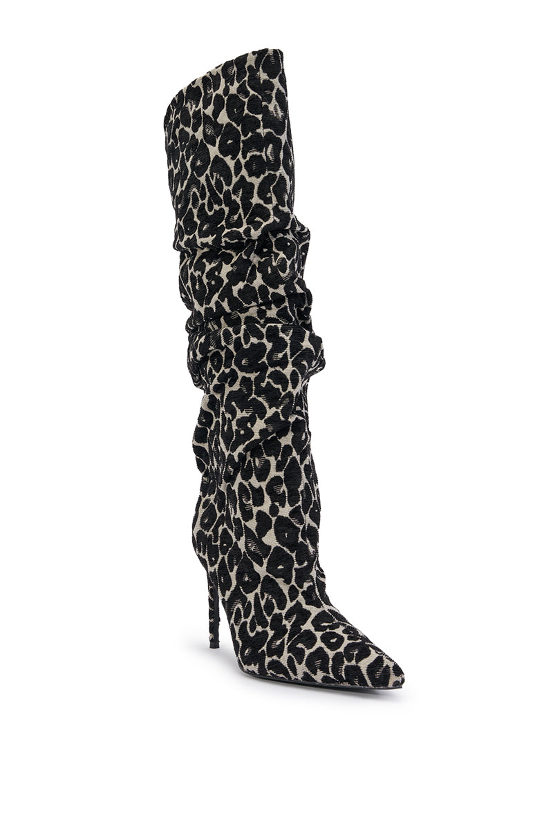 « Jade » — Bottes à talon stiletto, Noir