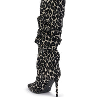 « Jade » — Bottes à talon stiletto, Noir