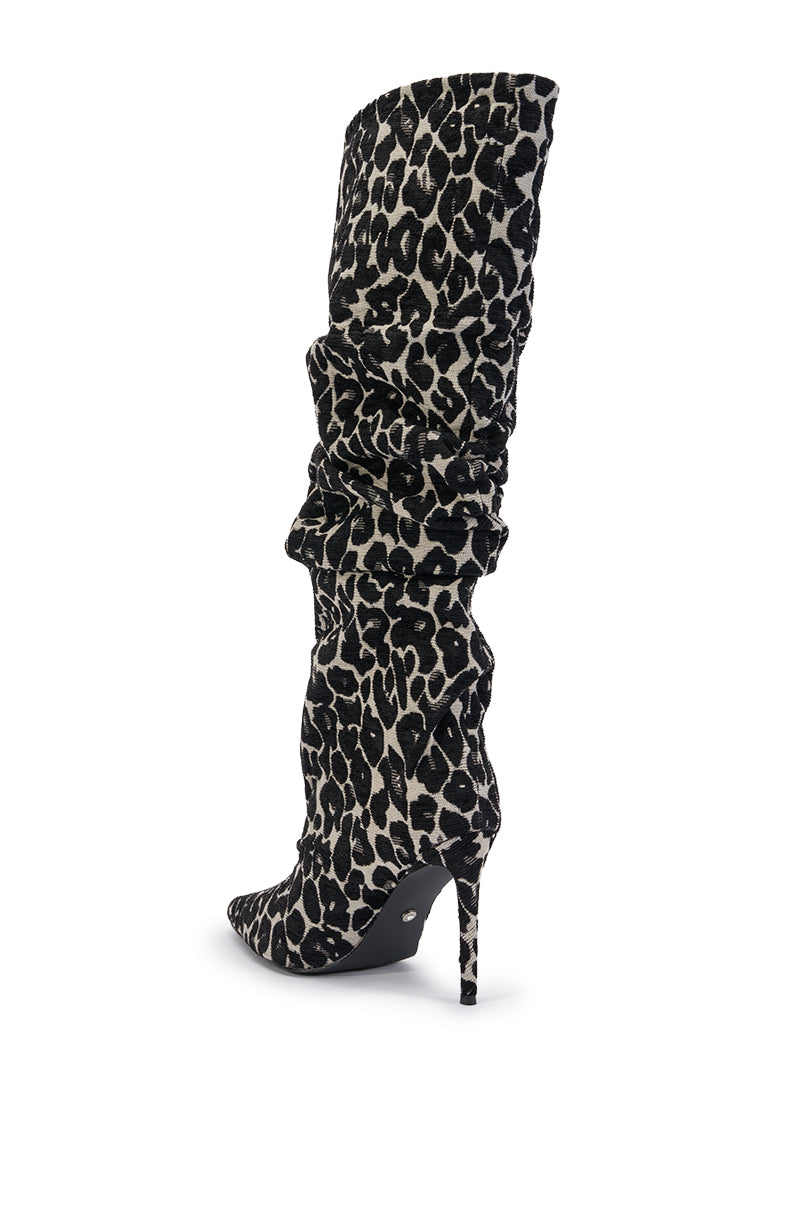« Jade » — Bottes à talon stiletto, Noir