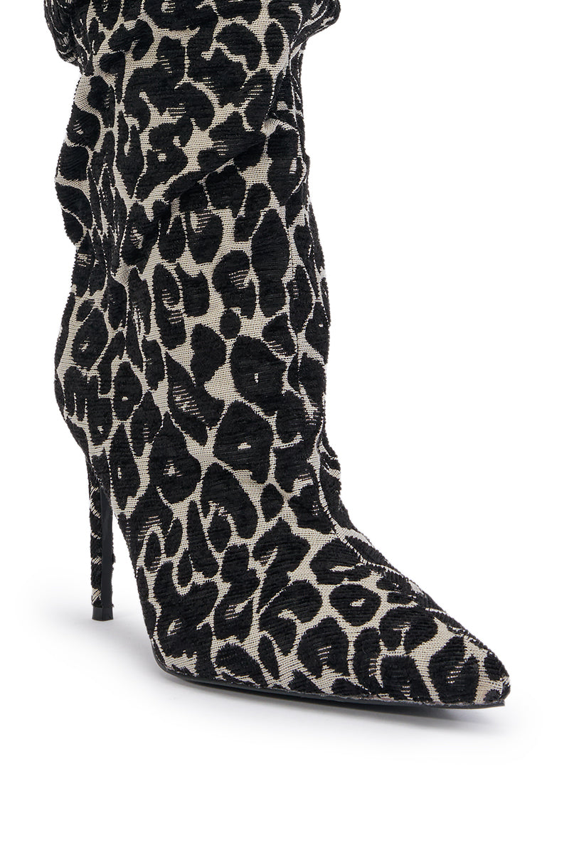 « Jade » — Bottes à talon stiletto, Noir