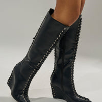 « Élan » — Bottes compensées, Noir