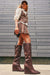 « Nébuleuse » — Bottes compensées, Marron