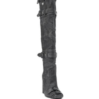 « Pampa » — Cuissardes structurées, Anthracite