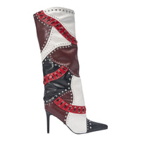 « Vallée » — Bottes à talon stiletto, Multicolore