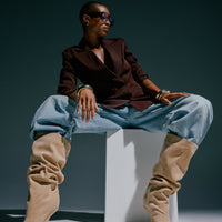 « Aurore » — Bottes structurées, Nude