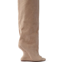 « Aurore » — Bottes structurées, Nude