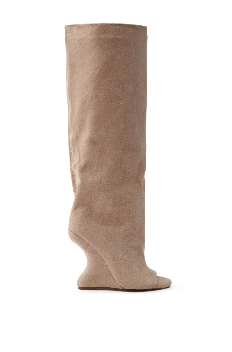 « Aurore » — Bottes structurées, Nude