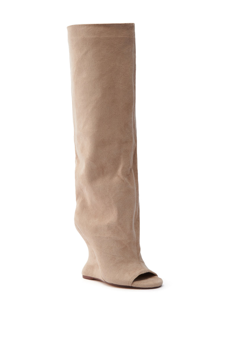 « Aurore » — Bottes structurées, Nude