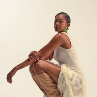 « Aurore » — Bottes structurées, Nude