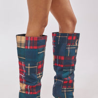 « Fleurie » — Bottes structurées, Multicolore