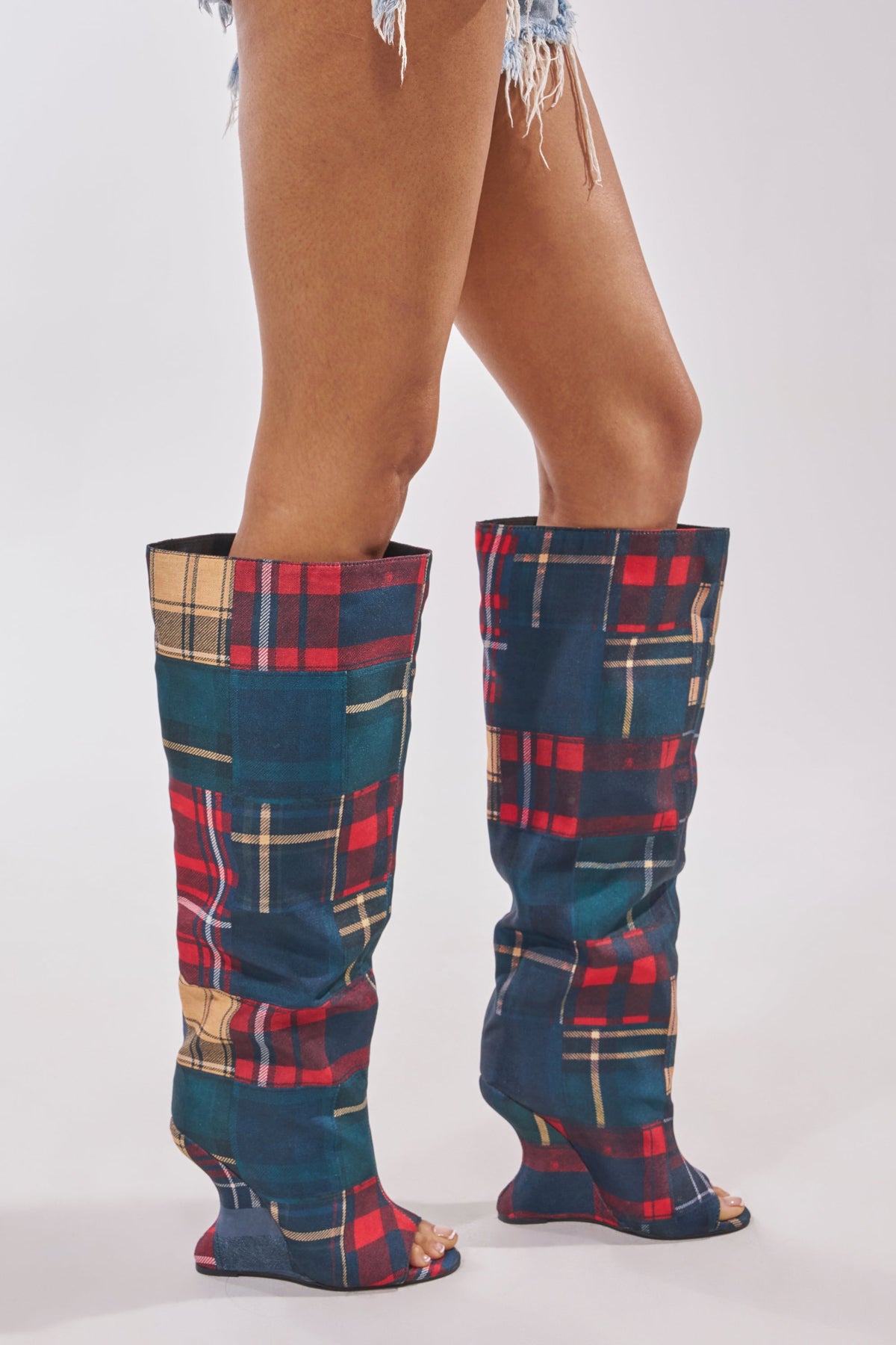 « Fleurie » — Bottes structurées, Multicolore