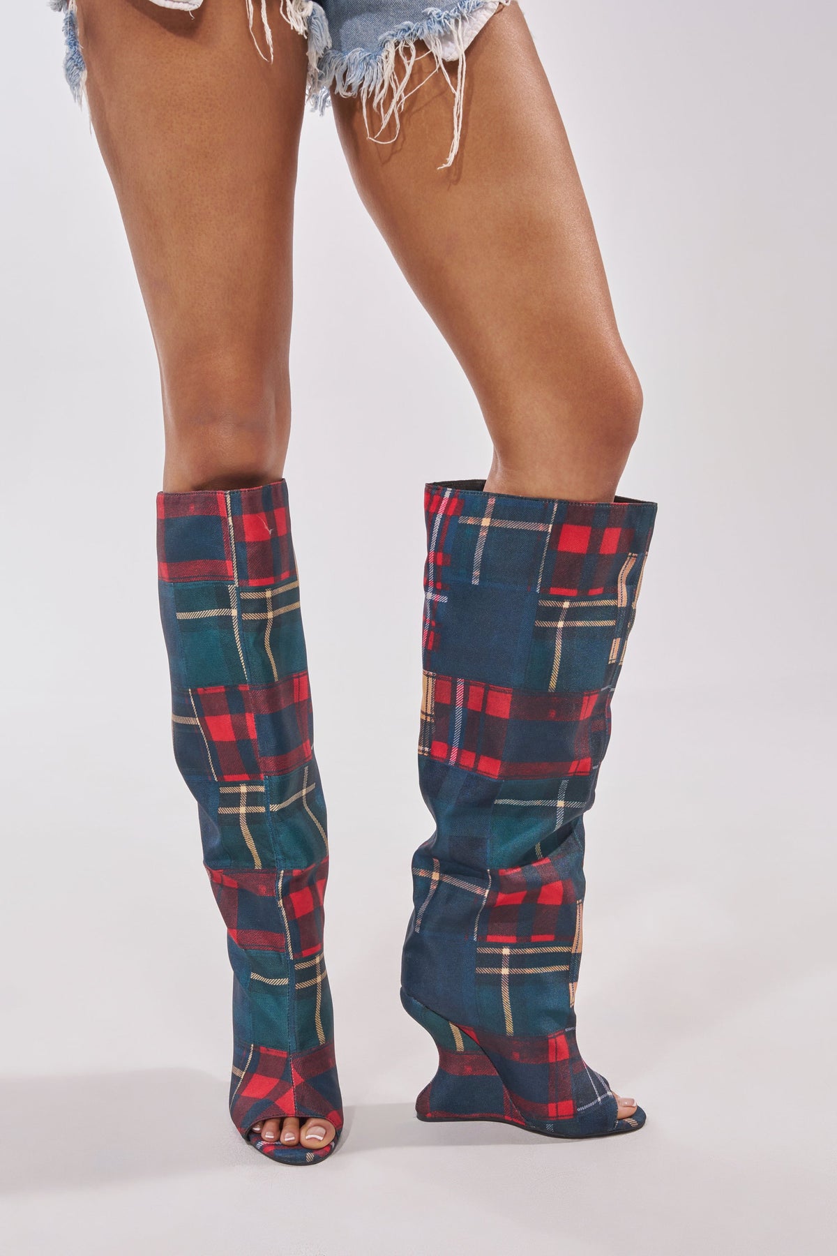 « Fleurie » — Bottes structurées, Multicolore