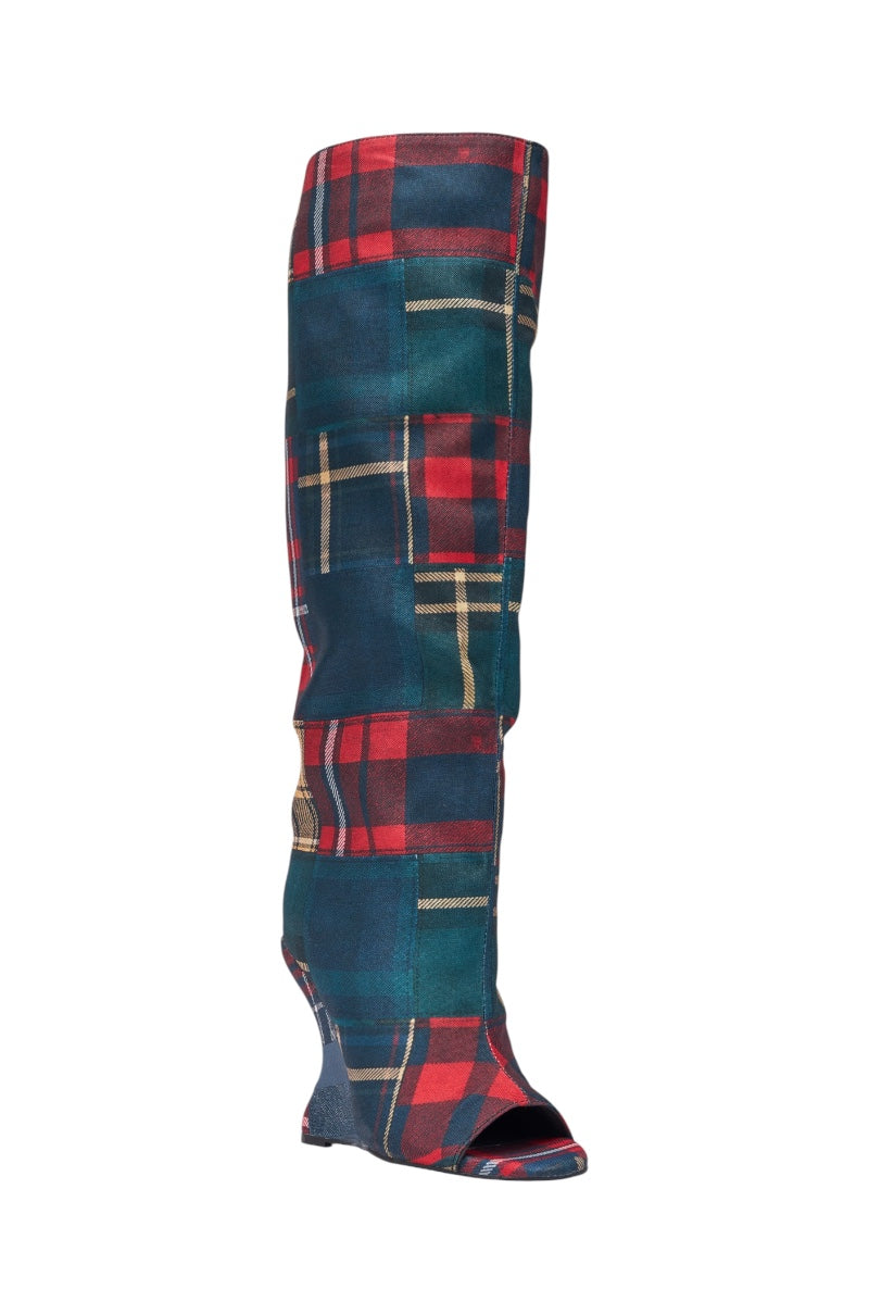 « Fleurie » — Bottes structurées, Multicolore