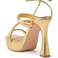 « Aurore » — Sandales Chunky Dorées