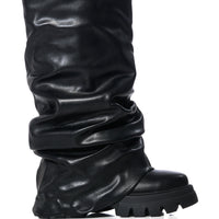 « Sablier » — Bottes structurées, Noir