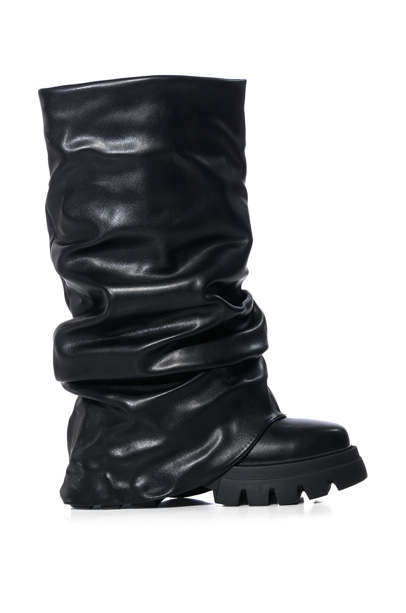 « Sablier » — Bottes structurées, Noir