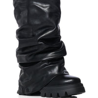 « Sablier » — Bottes structurées, Noir