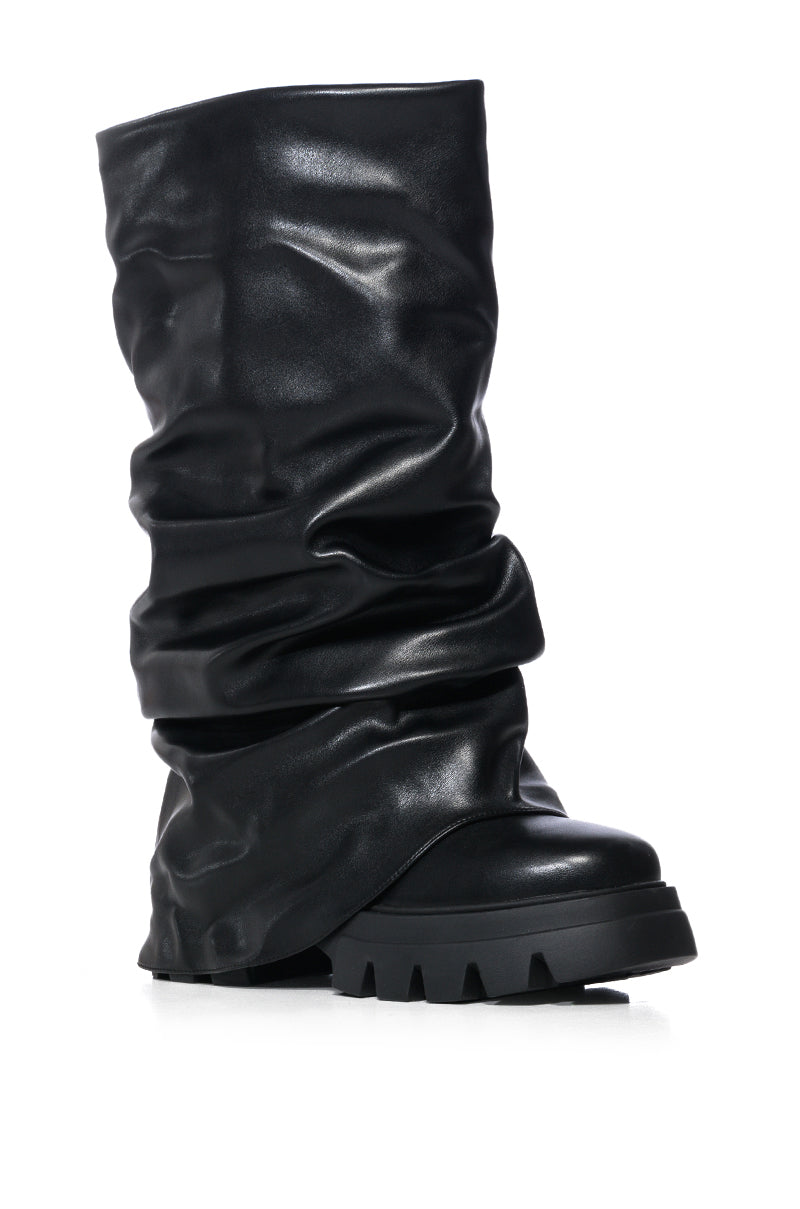 « Sablier » — Bottes structurées, Noir