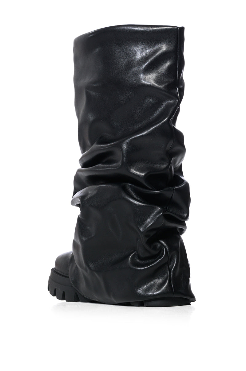 « Sablier » — Bottes structurées, Noir