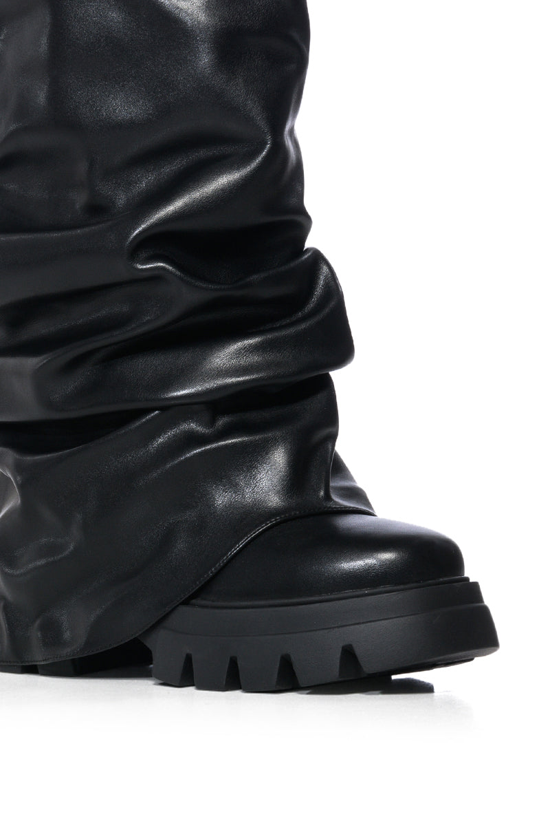 « Sablier » — Bottes structurées, Noir