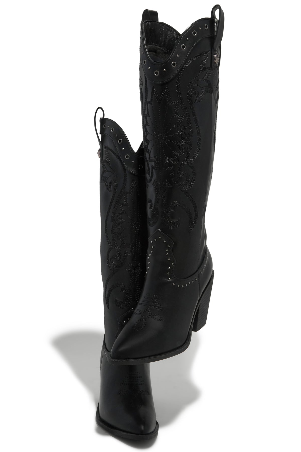« Rodeo Nocturne » — Bottes Cow-boy, Noir