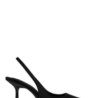 « Cariatide » — Escarpins Slingback, Noir