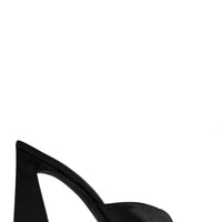 Mules Azaria Talon Bloc Blanc