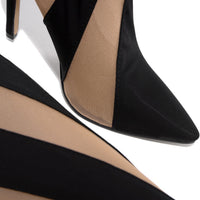 « Vertige » — Bottes Cuissardes à Talon, Noir