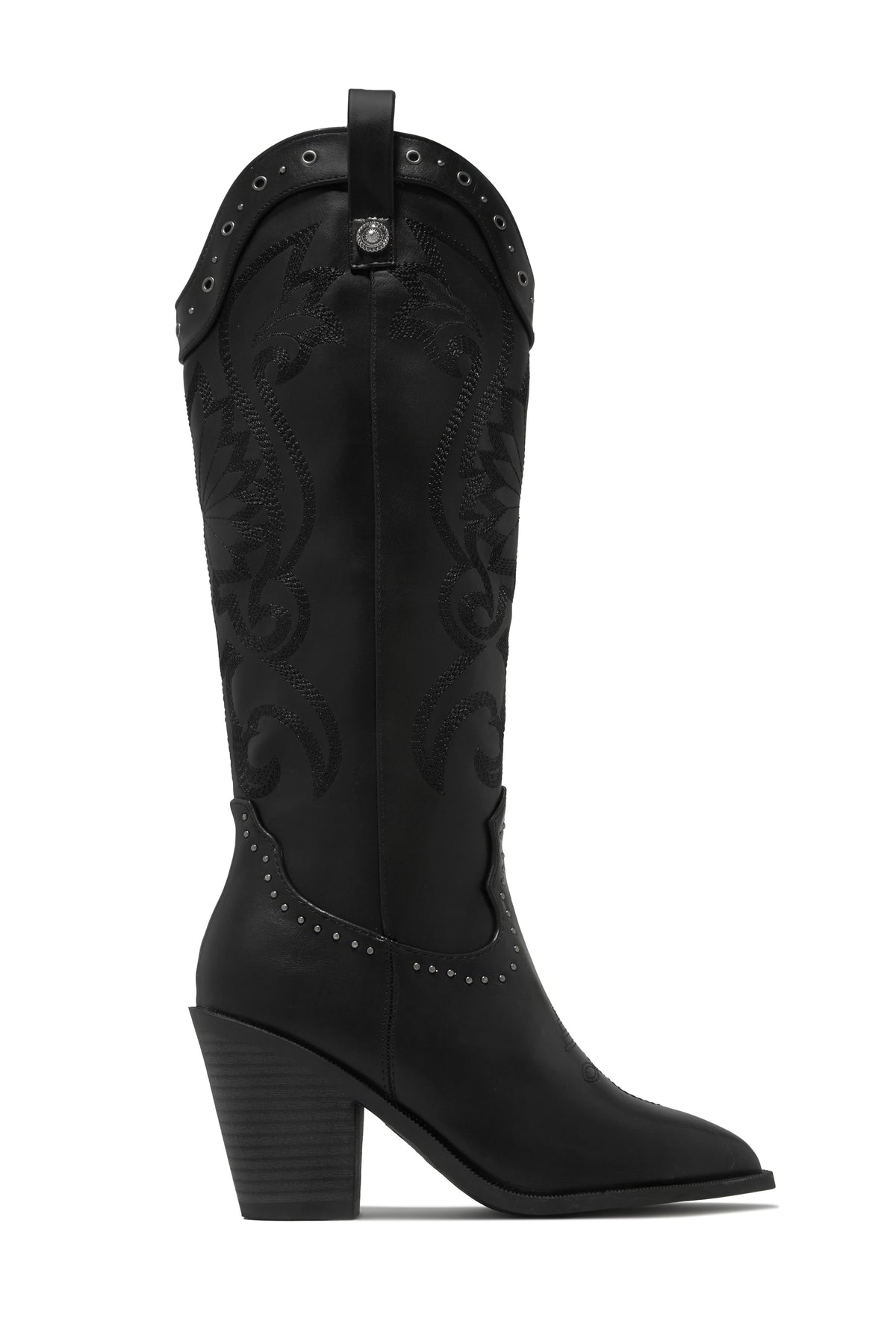 « Rodeo Nocturne » — Bottes Cow-boy, Noir