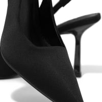 « Cariatide » — Escarpins Slingback, Noir
