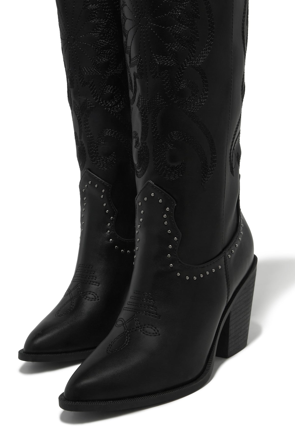 « Rodeo Nocturne » — Bottes Cow-boy, Noir