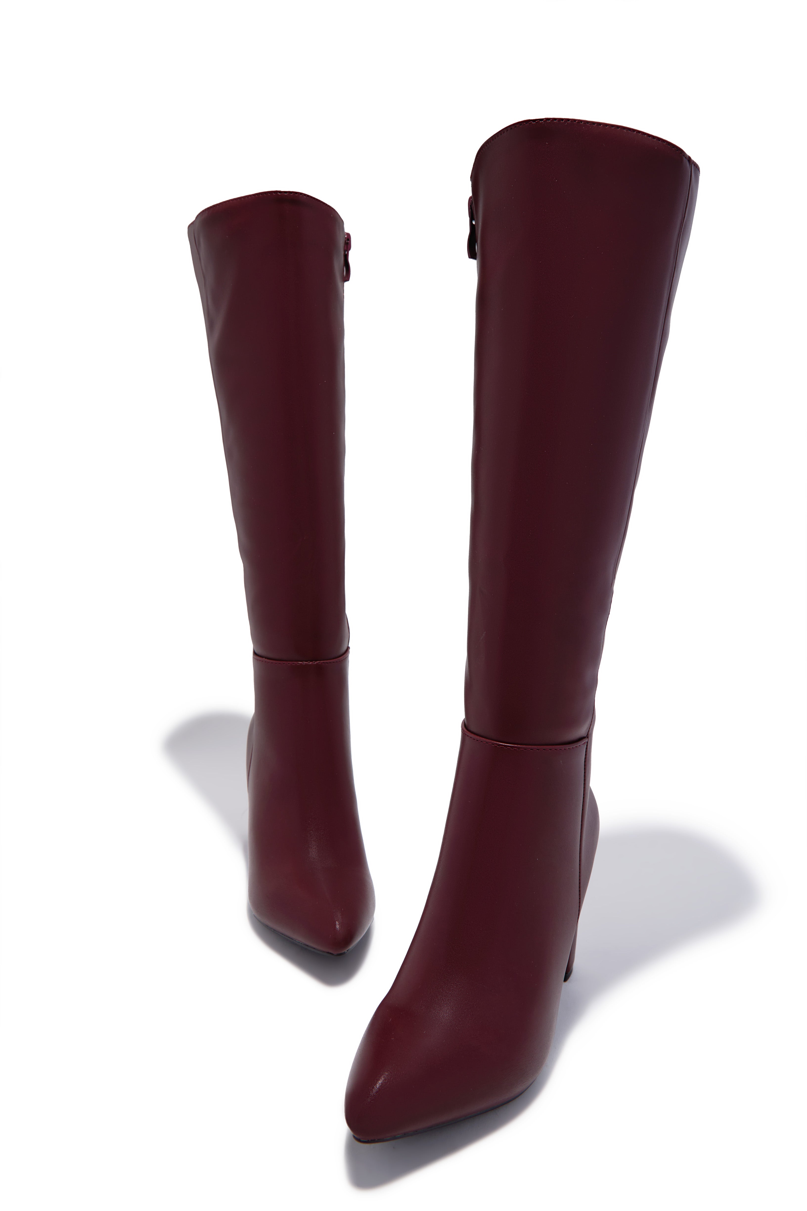 « Vin Sobre » — Bottes hautes à Talon Bloc, Vin