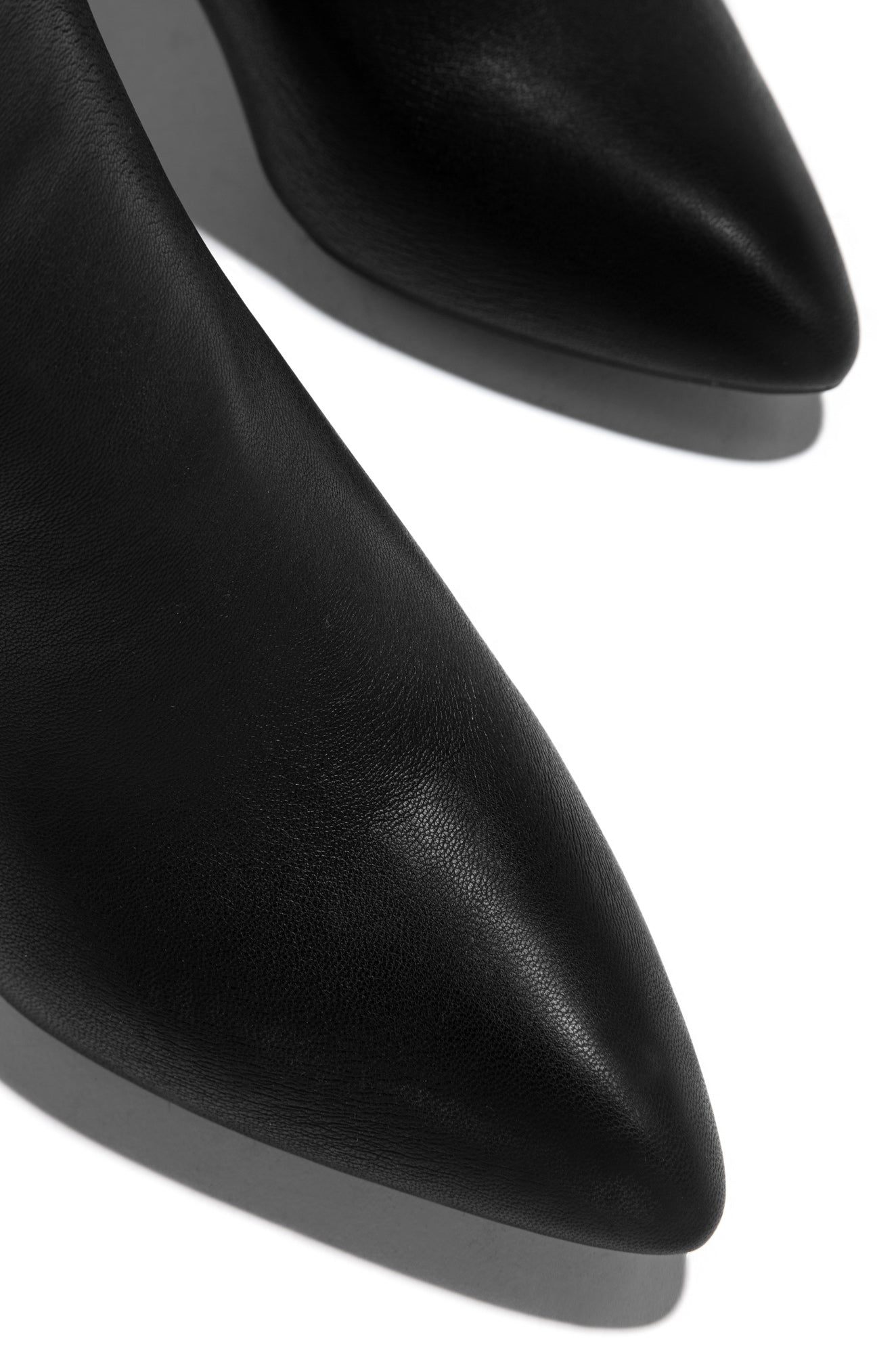 « Minuit » — Bottes hautes à Talon Bloc, Noir