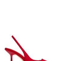 « Cariatide » — Escarpins Slingback, Rouge