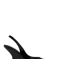 « Élancée » — Escarpins Compensés Slingback, Noir
