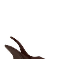 « Élancée » — Escarpins Compensés Slingback, Marron