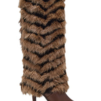 «Douceur fauve» — bottes hautes, marron