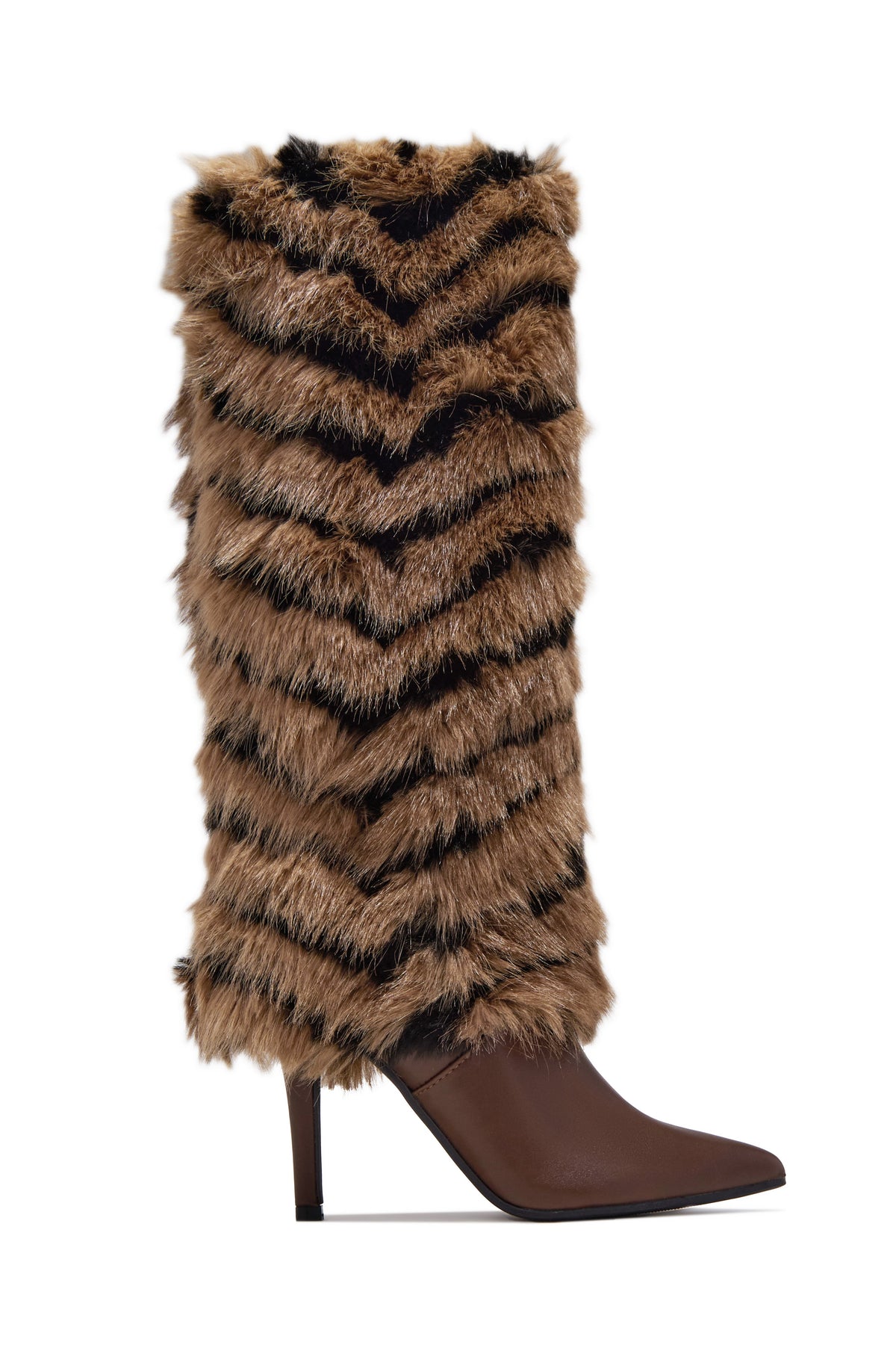«Douceur fauve» — bottes hautes, marron
