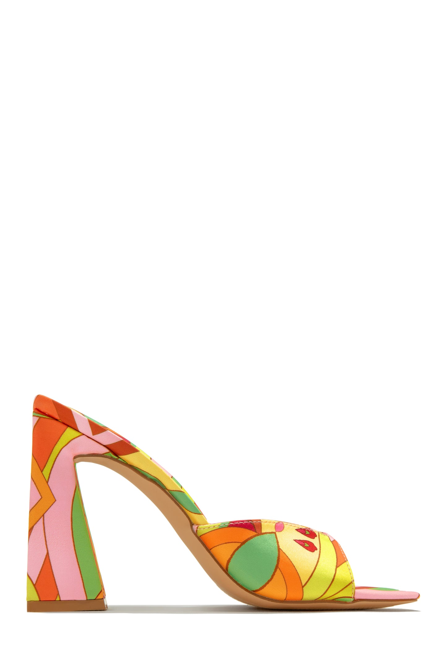 Mules Azaria Talon Bloc Blanc