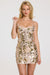 « Or » — Robe Mini à Sequins, Or