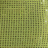 « Jade » — Robe Longue Bandeau Échancrée Ornée, Vert Poire