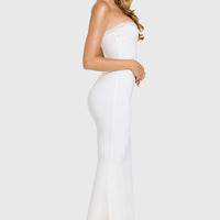 « Douceur » — Robe Midi Dentelle Modal, Coco