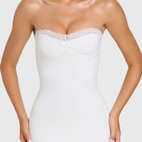 « Douceur » — Robe Midi Dentelle Modal, Coco