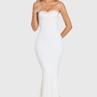 « Douceur » — Robe Midi Dentelle Modal, Coco