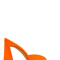 Mules Azaria Talon Bloc Blanc