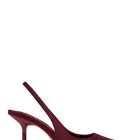 « Cariatide » — Escarpins Slingback, Bordeaux